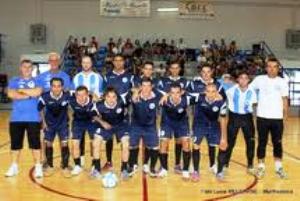 La squadra del Manfredonia calcio a 5 (ST- Ph: L.Melcarne)
