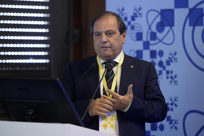 Filippo Anelli durante la Convention Fiaso 2018 a Palazzo dei Congressi all'Eur, Roma 08 Novembre 2018.