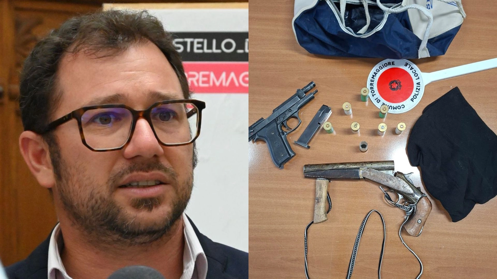 Torremaggiore: sequestrate armi dalla Polizia Locale, il plauso dell’Amministrazione