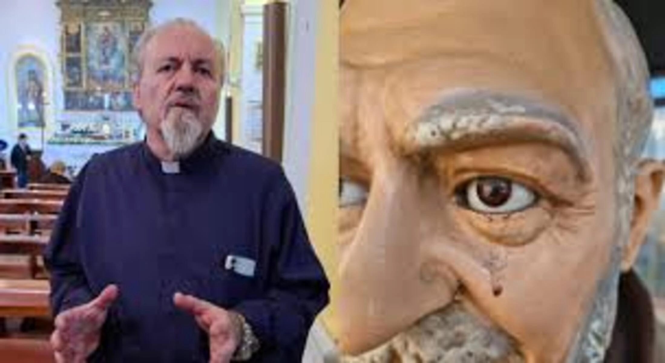 Padre Pio in lacrime, don Capuano: «Non è opera dell’uomo, è un segno dal cielo»